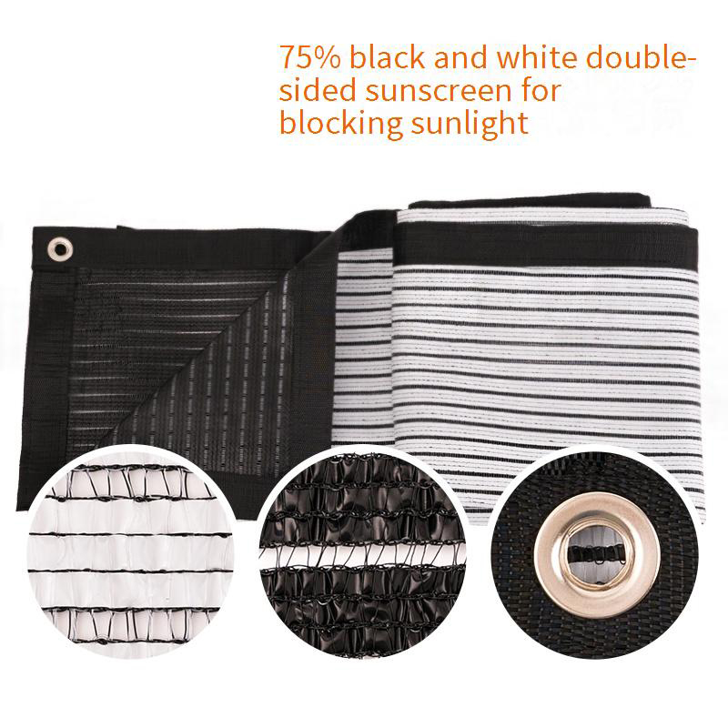 Black And White Shade Netting 75%