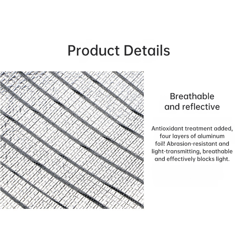 Aluminum Foil Shade Net 85%
