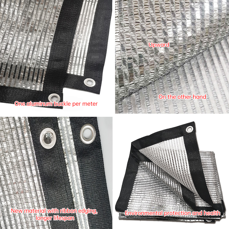 Aluminum Foil Shade Net 55%