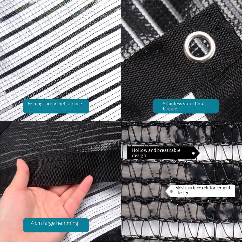 Black And White Shade Netting 75%